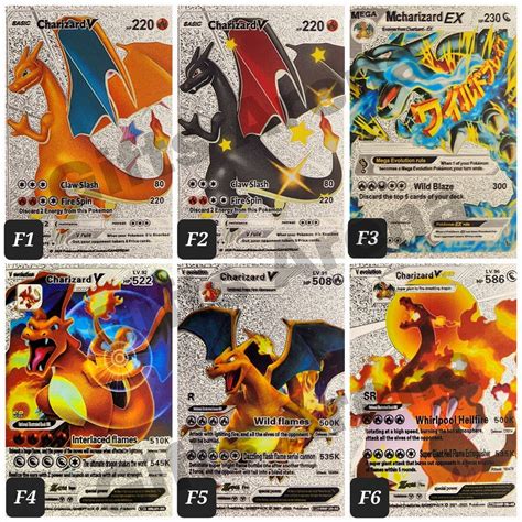 charizard v silver card